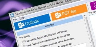 Outlook email extraction kit