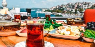 Turkey- and-Drink Combination