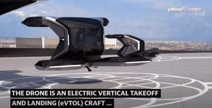 General Motors unveils single passenger drone