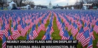 Joe Biden’s inauguration lights up Washington, D.C. with ‘Field of Flags’