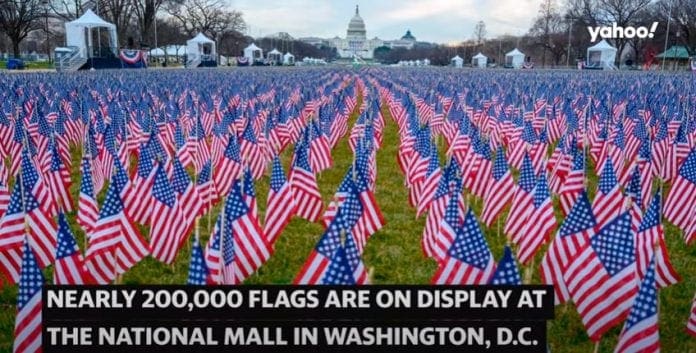 Joe Biden’s inauguration lights up Washington, D.C. with ‘Field of Flags’