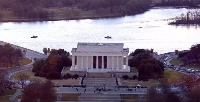 President-elect Biden inaugural committee hosts coronavirus memorials at the Lincoln Memorial