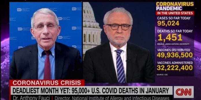 Dr. Fauci: There is light at the end of the tunnel, but it's up to us