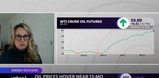 Oil prices hover near 13-month highs amid Texas power outages