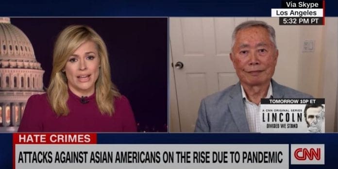 'Really frightening’: George Takei responds to rise in anti-Asian violence