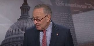 Senate Majority Leader Schumer (D-NY) and other Democratic officials hold a press conference