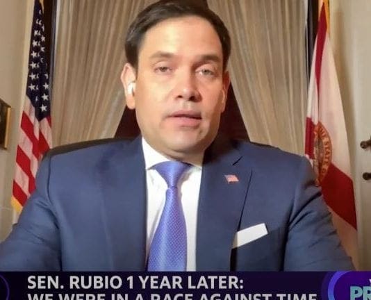 Senator Marco Rubio (R-FL) on passing the Cares Act one year ago: We were in a race against time