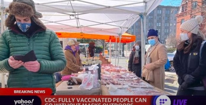 Fully vaccinated people can go without masks outdoors: CDC