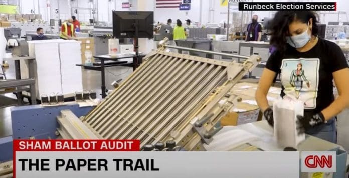 Ballot maker responds to wild conspiracy theory