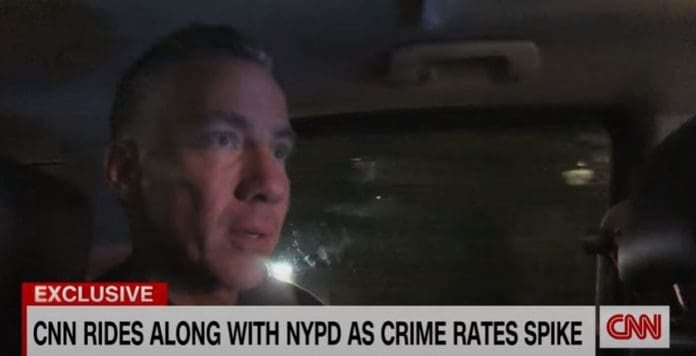 CNN reporter rides along with NYPD amid spike in crime rate