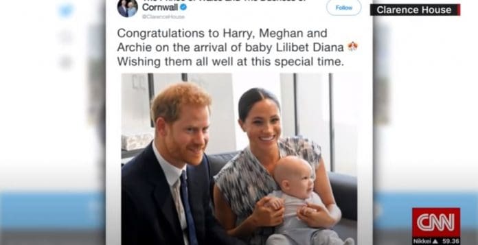 Meghan and Harry name baby girl after Queen Elizabeth and Princess Diana