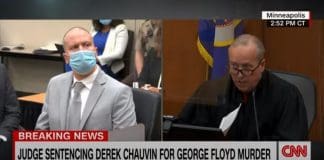 Watch Derek Chauvin as judge reads his sentence