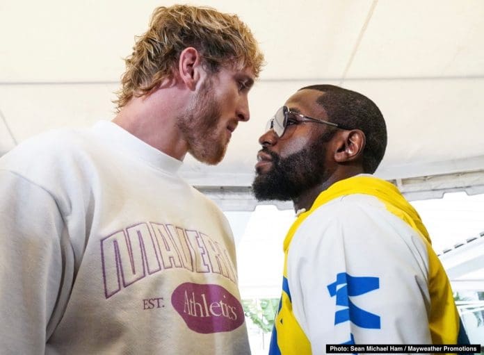 Logan Paul vs Mayweather