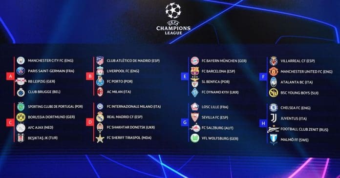 champions league draw