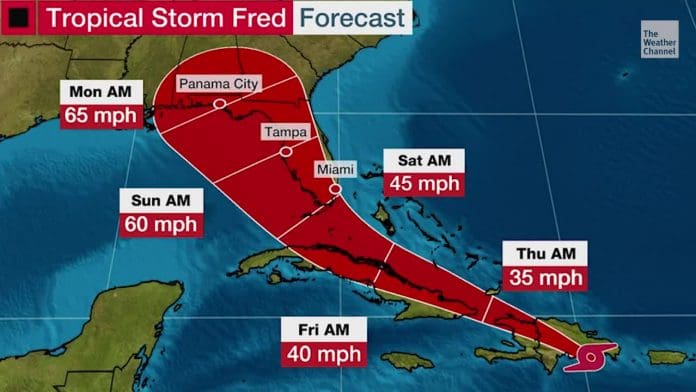 Tropical Storm Fred