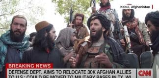 CNN reporter presses Taliban fighter on treatment of women