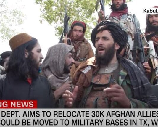 CNN reporter presses Taliban fighter on treatment of women