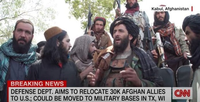 CNN reporter presses Taliban fighter on treatment of women CNN reporter presses Taliban fighter on treatment of women