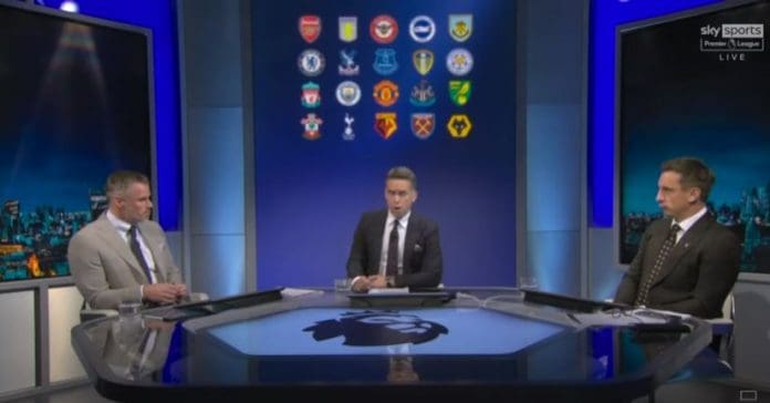 Carragher & Neville bicker during their 2021/22 Premier League predictions! | MNF