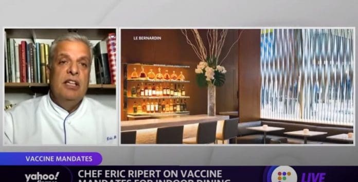 Chef Eric Ripert on NYC requiring proof of vaccinations: ‘It’s not an easy decision to take’