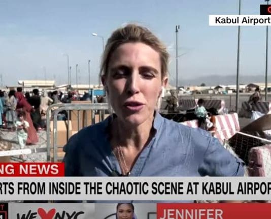 Clarissa Ward at Kabul's airport: It's hard being an American here witnessing this