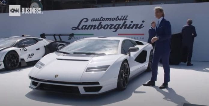 The new $2.6 million Lamborghini Countach is a hybrid