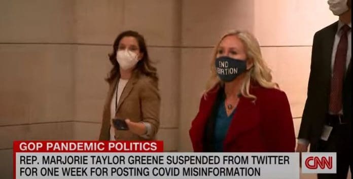 Twitter suspends Marjorie Taylor Greene