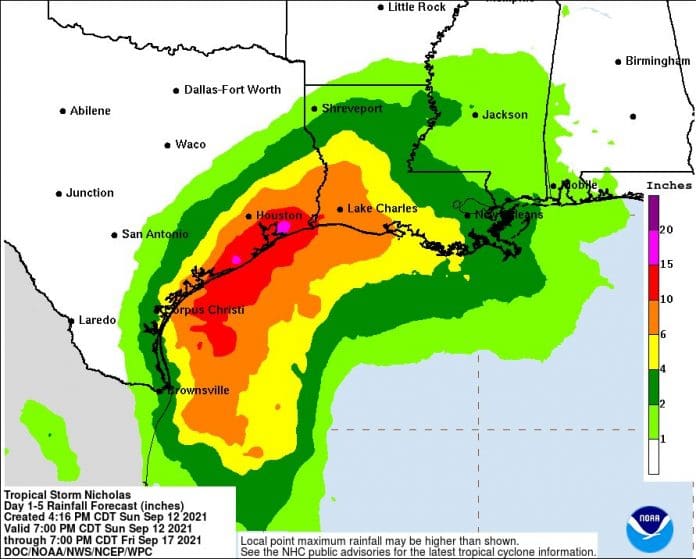 Tropical Storm Nicholas