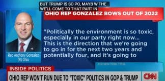 Republican cites 'toxic'' GOP as main reason he will not run in 2022