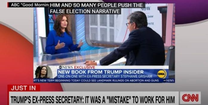 Stephanie Grisham: It was a mistake to work for President Trump
