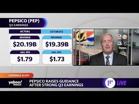 Pepsico CFO talks Q3 earnings beat, growth, and likely price increases in Q1