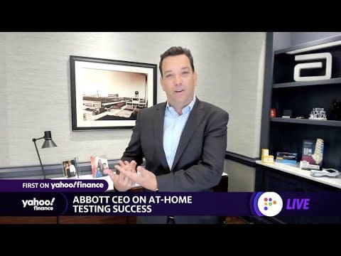 Abbott CEO on health care technology, taking over the company, and at-home COVID-19 testing success