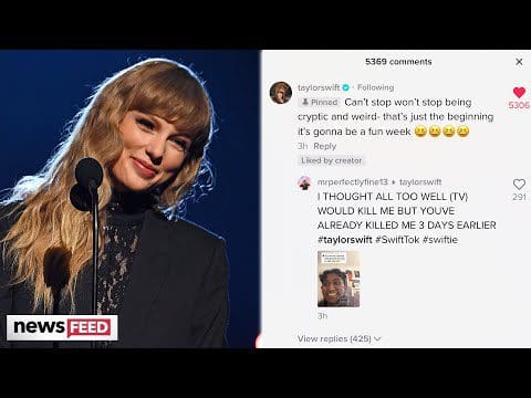 Taylor Swift Goes On TikTok Commenting SPREE & Fans LOSE IT!