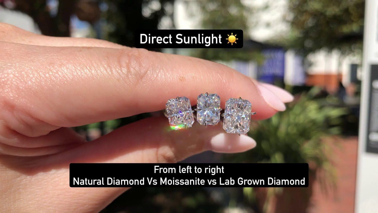 Why Make Moissanite Rings a Part of Your Style Statement? 2 moissanite rings vs diamond