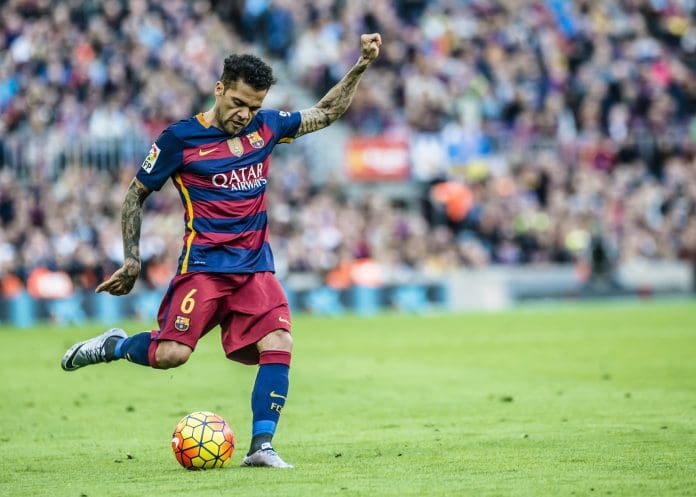 FC Barcelona v Atletico Madrid - Liga BBVA Dani alves